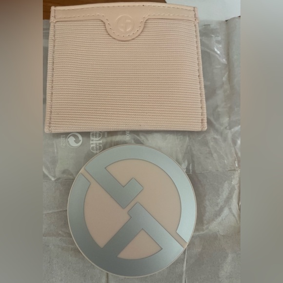 Giorgio Armani compact mirror with case
